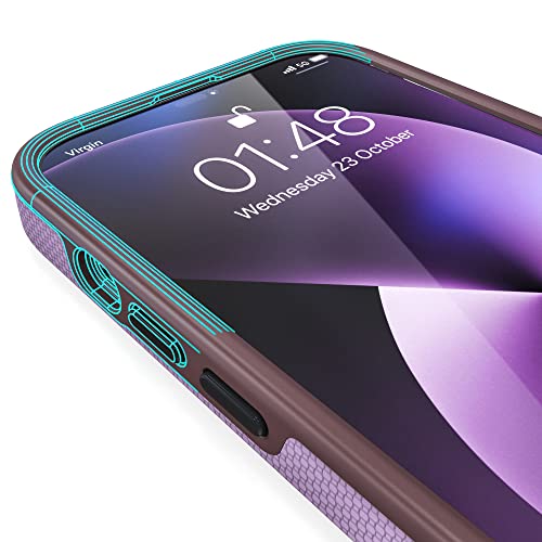 Crave Dual Guard for iPhone 14 Pro, Shockproof Protection Dual Layer Case for Apple iPhone 14 Pro (6.1") - Lilac - color: Lilac