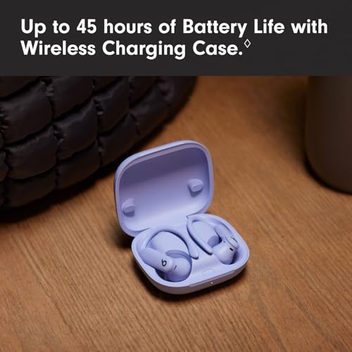 Beats Powerbeats Pro 2 - Wireless Noise Cancelling Workout Earbuds with Secure- Fit Earhooks, Up to 45-Hour Battery with Charging Case, Sweat & Water Resistant, Heart Rate Monitoring - Hyper Purple - color: Hyper Purple, style: Powerbeats Pro 2
