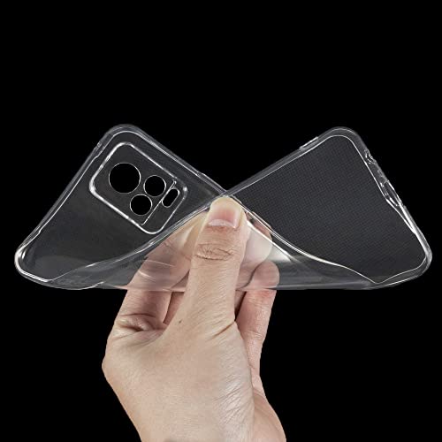Protective Case for Vivo V20 V2025 - Clear | 6.44" Slim Shockproof Bumper Back Cover Anti-Scratch Flexible TPU Shell, Grip-Friendly - color: Transparent