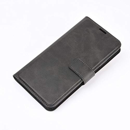 Flip Case for Motorola One 5G UW Ace Wallet Leather Magnetic Protective Cellphone Case for Moto One 5G Ace 2021 / Moto G 5G Folio Book Cover & Stand (Black) - color: Black