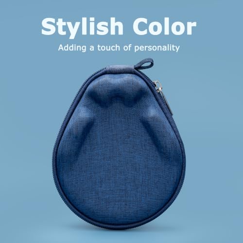 Ginsco Universal Bone Conduction Headphones Case Compatible with SHOKZ New OpenRun Pro 2/Pro 2 Mini/OpenRun/OpenSwim Open-Ear Sport Headphones, Compatible with Raycon/CXK/BAICLUD/MRYTKY (Blue) - color: Blue