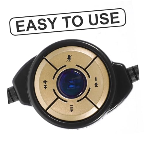 DOITOOL Single Ear Headset with Microphone, USB Computer Earphone