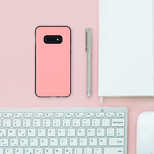 GOOSPERY Magnetic Door Bumper Compatible with Galaxy S10e, Card Holder Wallet Case Easy Magnet Auto Closing Protective Dual Layer Sturdy Phone Back Cover - Pink - color: Pink, size: Galaxy S10E