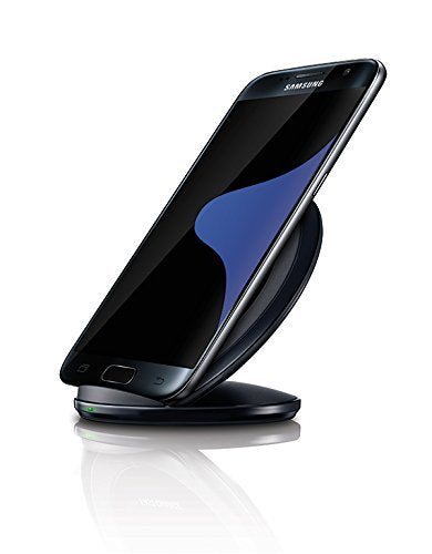 Samsung Qi Certified Fast Charge Wireless Charging Pad + Stand - Supports wireless charging on Qi compatible smartphones - Black
