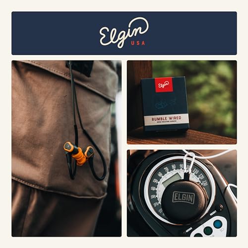 Elgin Rumble Wired Earplug Headphones, Waterproof Earbuds w/Mic - style: USB-C
