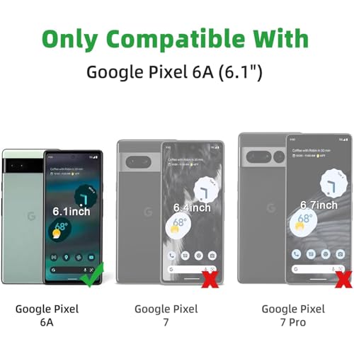 3 Pack Screen Protector for Google Pixel 6A 5G 6.1", HD Ultra-Thin Full Coverage Soft TPU Hydrogel Film Google Pixel 6A - Fingerprint ID Compatible, Self-Healing, Touch Sensitive - size: Google Pixel 6A