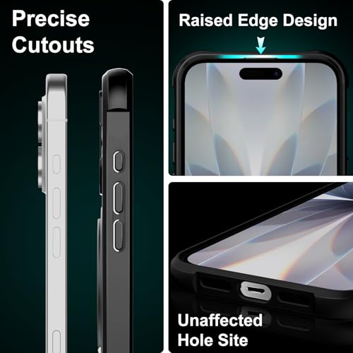 360°Magnetic Swivel Ring for iPhone 17 Case-Black - color: Black, size: iPhone 17