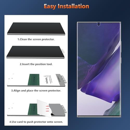4 Way Matte Privacy Screen Protector for Samsung Galaxy Note 20 Ultra - size: Galaxy Note 20 Ultra