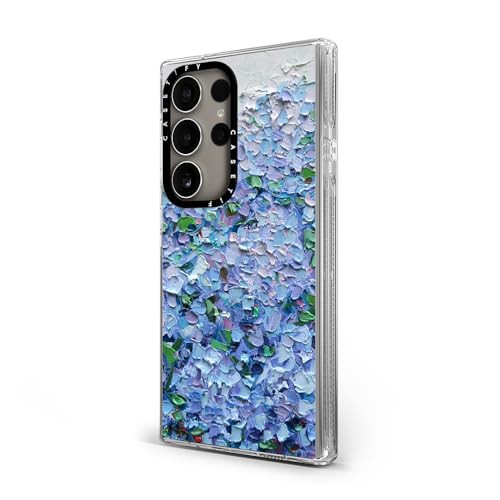 CASETiFY for Galaxy S24 Ultra Case - Impact Clear | Not Yellowing | 6.6 ft. Drop Protection | Nantucket Blue Hydrangeas | Clear - color: Nantucket Blue Hydrangeas, size: Galaxy S24 Ultra