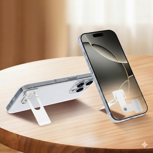Phone Slim Stand Thin Kickstand for iPhone Phone Case White 1-Pack - color: White