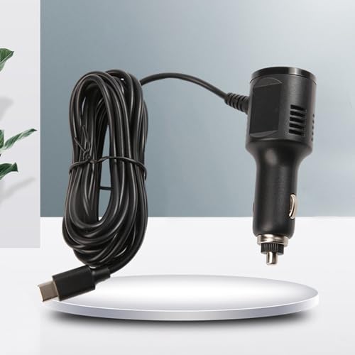 Double USB C Car Charging with Type C Cable for 12V 24V Vehicles Fast Charging Phones Tablets DashCamera
