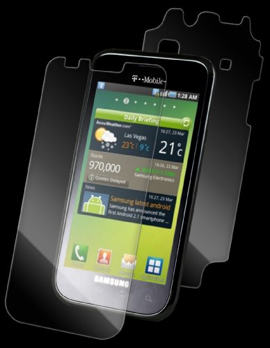InvisibleShield Samsung Vibrant Galaxy S T959 - Full Body - 1 Pack - Screen Protector - Retail Packaging - Clear