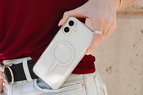 ZAGG Crystal Palace Lite Case for iPhone 16 Plus - Ultra-Slim, Ultimate Drop Protection with Graphene Reinforcement, Anti-Yellowing Technology, Wireless Charging Compatible, Recycled Materials, Clear - size: iPhone 16 Plus, style: Without Magsafe