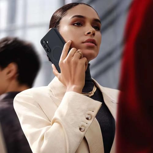 for Galaxy A16 5G Case,Magnetic,Wireless Charging,Slim Black - color: Black
