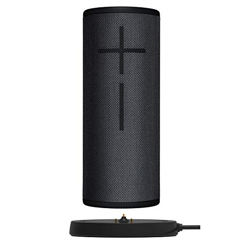 Power Up Charging Dock Compatible with Ultimate Ears UE Boom 3/Megaboom 3/Blast/Megablast(Wall Charger and 5 Feet Cable Included) Black(Not for Boom4/Megeboom 4) - color: Black