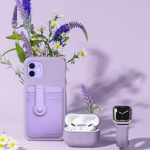 M-Plateau Phone Wallet Stick On – Adhesive Card Holder, Durable & Stylish Multi-Functional Wallet Attachment for Cell Phones, Secure and Slim with Adhesive(Lavender) - color: Lavender