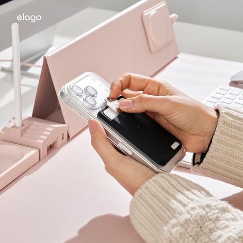 elago Key Magnetic Wallet Card Holder for iPhone - color: Black