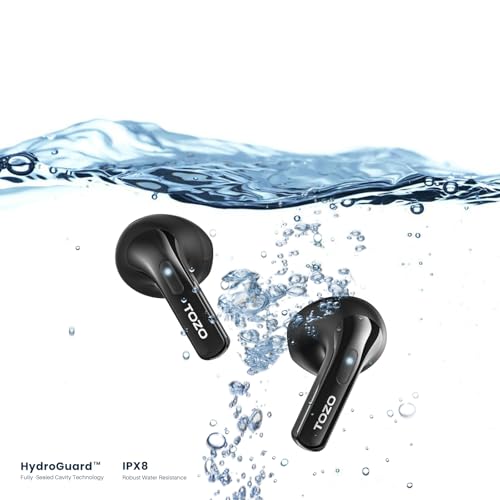 TOZO T21 Wireless Earbuds Bluetooth 5.3 in Ear Headphones Stereo Sound