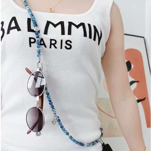 Phone Crossbody Chain CellPhone Lanyard,Universal Phone Chain Strap with Tether Patches Compatible with Most Phones (Y) - color: Y