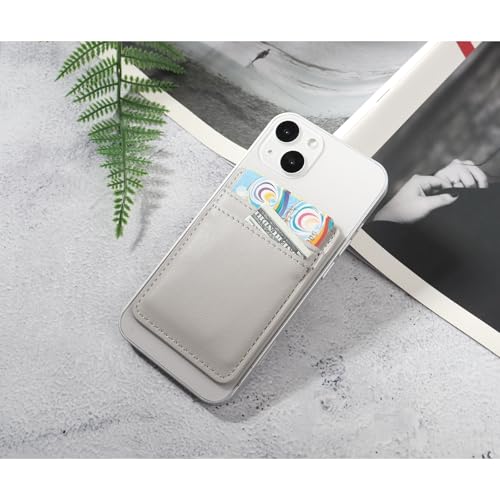 Fulgamo Phone Wallet Stick on,Card Holder for Phone Case,Phone Card Holder