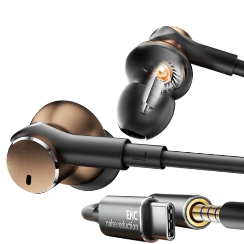 Dynamic Balanced Deep Bass Wired Headphones-Call Noise cancelling Earbuds