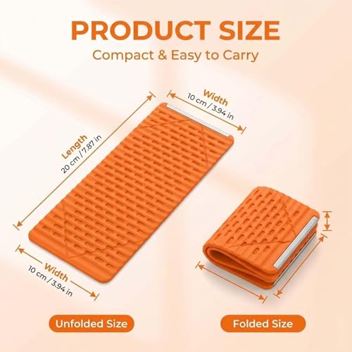 Portable Foldable Silicone Aluminum Phone Holder,Bendable Foldable Design,Silicone Phone Stand with Aluminum, Flexible Foldable Phone Holder for Tablet Laptop Desk Travel Non-Slip (1-Pack)
