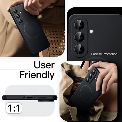JETech Magnetic Slim Case for Samsung Galaxy S26 Plus, Black - color: Black, size: Galaxy S26 Plus