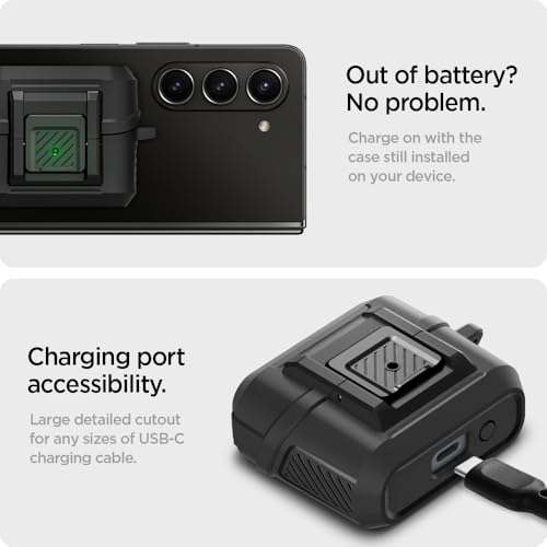 Spigen Lock Fit Designed for Galaxy Buds3, Buds3 Pro & 3 FE (2025/2024) - size: Buds3 Pro / Buds 3