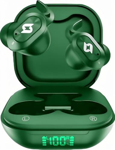 Wireless Earbuds Bluetooth Headphone Built in Mic Stereo Bass 64H Playback