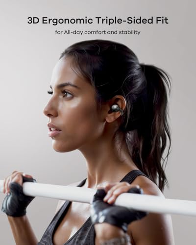 Ultra Open Ear Earbuds X6, Clip-On Headphone with Directional Sound, Ultra-Light Comfort Fit, Bluetooth 5.4 Wireless Earbuds, 26H Playtime, Spatial Sound, for Running, Workout & Daily Use(White) - color: White