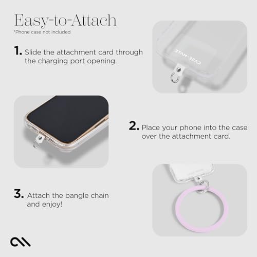 Case-Mate Phone Charm Bangle Bracelet with Tether Tab - Stardust - color: Stardust