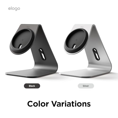 elago MS4 Charging Stand for MagSafe Charger - color: Black
