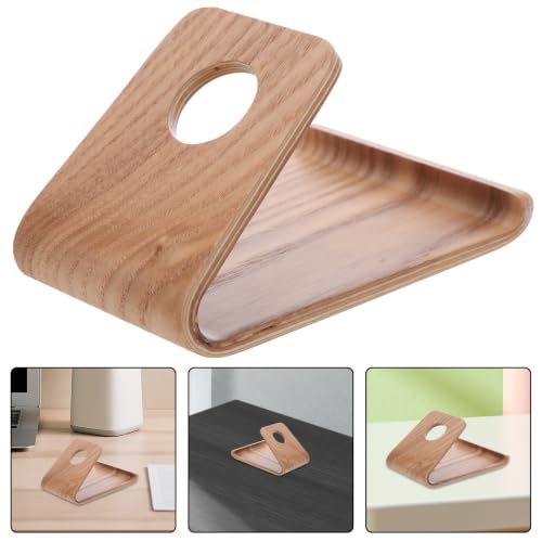 2pcs Wooden Cell Phone Stand for Smartphones and Tablets