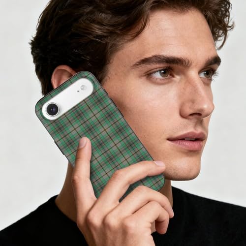 Scottish Clan Craig Tartan PlaidAnti-Yellowing Soft TPU Phone Case for iPhone 17, Shockproof and Scratch-Resistant Case - color: black-style-51