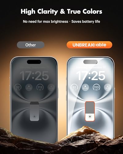 UNBREAKcable Privacy Screen Protector for iPhone 16 Plus, 2-Pack - size: iPhone 16 Plus