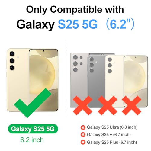 SkyEagle Compatible with Magsafe 2 in 1 Detachable Galaxy S25 Wallet Case with Card Holder,Women Men Magnetic PU Leather RFID Blocking Flip Kickstand Credit Slots for Galaxy S25 6.2",Blue Green - color: Blue Green, size: Samsung Galaxy S25 - 6.2"