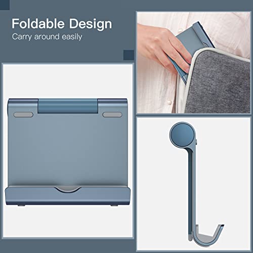 JETech Foldable Tablet Stand for 4-11" Tablets and Phones, Grey - color: Grey