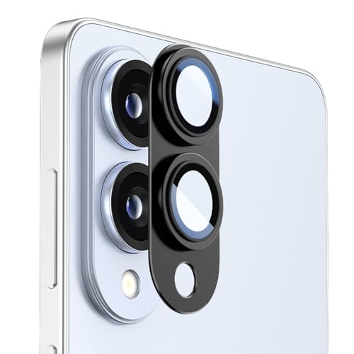 Shockproof Aluminum Alloy Phone Camera Protector Full Coverage Anti-Scratch Shield with Clear Film Guard Camera Guards with Hydrophobic Coating
