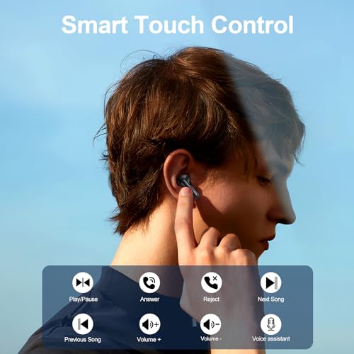 Ear buds, Wireless Earbuds, 56Hrs, BT5.3 Headphones, ENC, IPX7 for iPhone