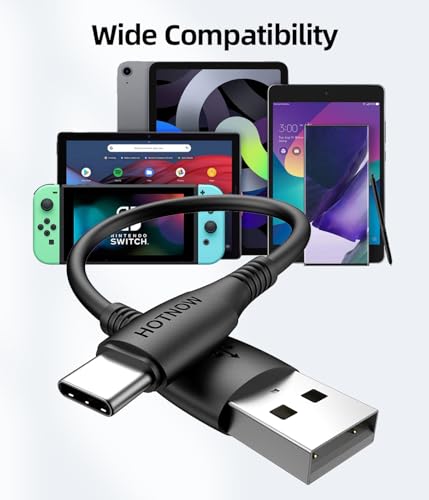 Short USB A to USB C Cable 1ft/ 12inch 3Pack, USB C Cable Fast Charging - size: 1FT