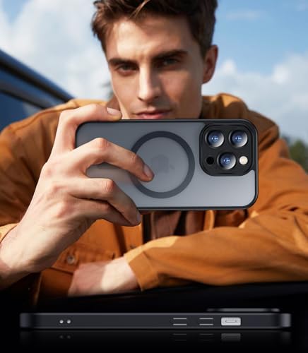 SPIDERCASE Magnetic for iPhone 13 Pro Max Case,Black - color: Black, size: Iphone 13 Pro Max 6.7''