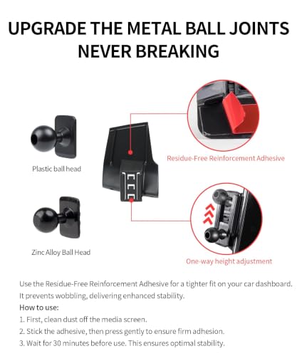 Car Phone Holder for Dodge Ram 1500/Ram 2500/Ram 3500 2019-2026 Accessories - size: for 2019-2026 RAM 1500 2500 3500 (5/8.4-inch)