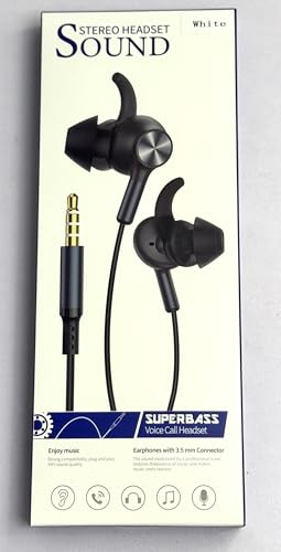 APETOO 3.5mm Wired Earbuds Sport in-Ear Headphones Mute Mic Stereo Bass - color: White-Silver