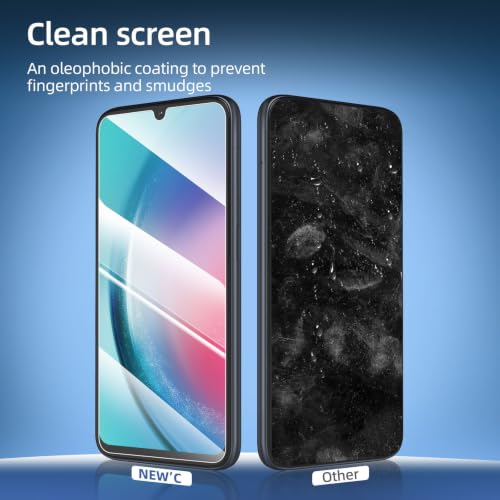 NEW'C 3 Pack Designed for Samsung Galaxy A25 5G, M34 5G Screen Protector Tempered Glass,Case Friendly Scratch-proof, Bubble Free, Ultra Resistant - size: A25 5G 6.5 inches