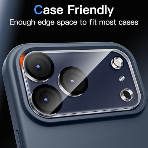 JETech Camera Lens Protector for iPhone 17 Pro Max, Clear, 3-Pack - size: iPhone 17 Pro Max