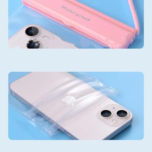 Mobile Phone Waterproof Bag Touch Screen Takeaway Swimming Protection Cover White - color: white