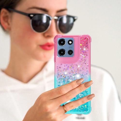 for Moto G 2025/2026 Case, Moto G Play 2026 Phone Case, Pink Blue - color: Pink Blue