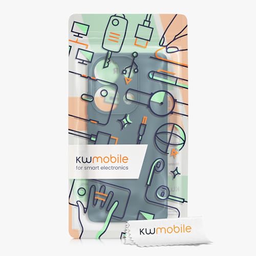 kwmobile Case Compatible with Xiaomi Redmi Note 13 Pro 4G Case - Protective Slim TPU Cover with Soft Matte Finish - Teal Matte - color: teal matte