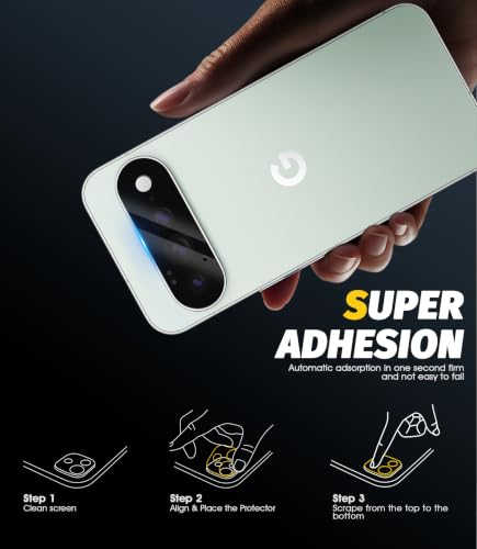 Orzero (5 Pack Camera Lens Protector Compatible for Google Pixel 11 Pro XL, Protector de Cámera Tempered Glass 9H Precise Camera Cutouts Anti-Scratch Does Not Affect Night Shots and Flash - size: Google Pixel 11 Pro XL