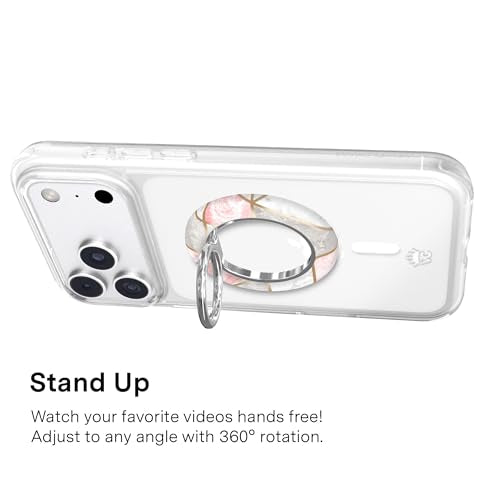 VELVET CAVIAR Compatible with MagSafe Phone Grip - color: Geometric Marble